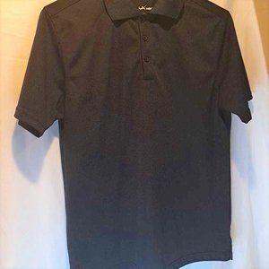 Image Solutions Men's Golf Polo Shirt Black Short